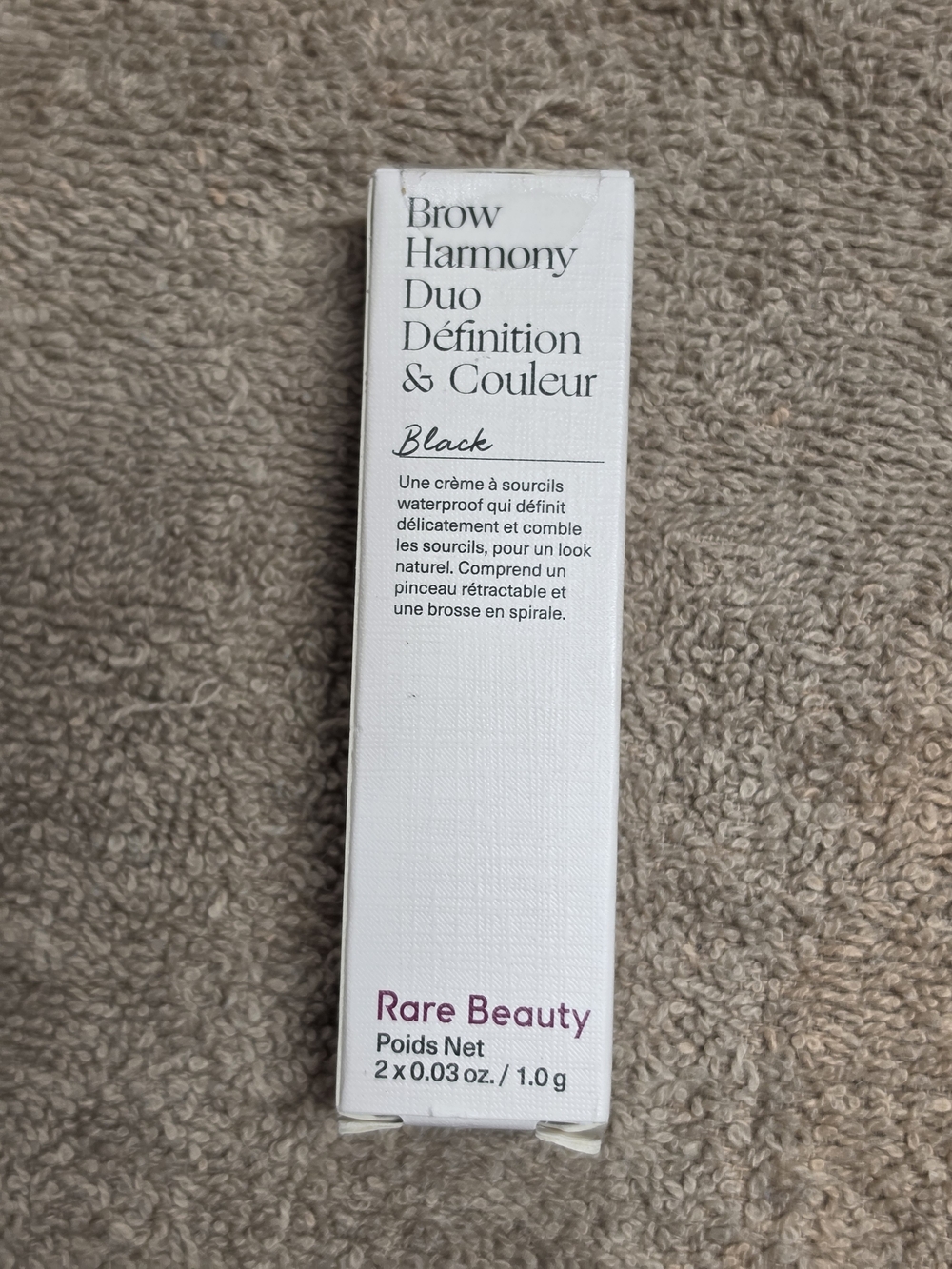 NIB - Rare Beauty Brow Harmony Duo Definition & Colour — Black